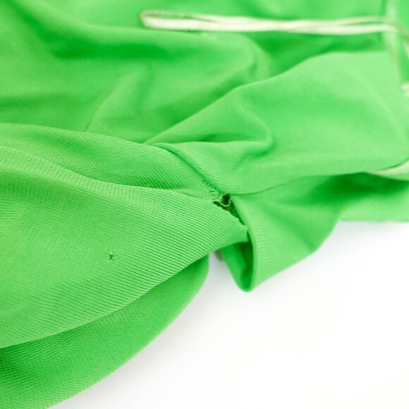 Balenciaga SS19 Runway Green Wrap Strapless Bustier Reverse Halter - FR 38/US 6 - Picture 11 of 15